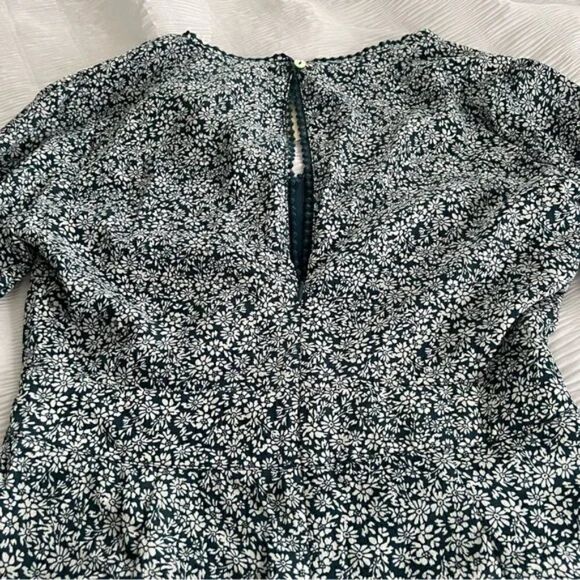 š Francescaās Blue Rain Dark Teal RomperāsizeāM - Picture 4 of 8